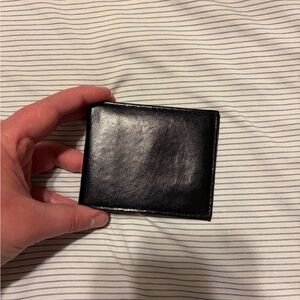 Genuine leather Classic Black Leather Wallet